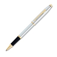 Cross Century II New Gold Chrome Taipan Ball Pen (3304) 23K Gold-Plated Clip And Decoration