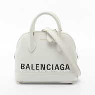 BALENCIAGA ville xxs 手提單肩包 550646 白色皮革 二手 女士