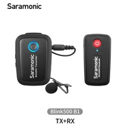 Saramonic Blink500 B1-B6 Ultracompact 2.4GHz Dual-Channel Lavalier ระบบไมโครโฟนไร้สายไมโครโฟนในตัวแล