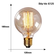 Bóng Đèn Edison Cổ Điển E27 220V 40W ST64 G80 G95 G125 Đèn Sợi Đốt Trang Trí Nhà Cửa