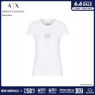 Armani Exchange เสื้อยืดผู้หญิง รุ่น XW000511-AF11929-U0002 - สีออฟไวท์