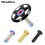 Risk Titanium Headset Bolt M6x30 Flat Head (1pc)