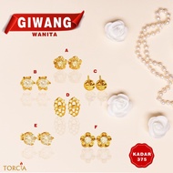 Torcia 375 Pure Gold Stud Earrings