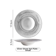 Gradual Spotted Ceramic Pasta Plate
