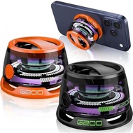 G200 Magnetic Bluetooth Speaker Mini, 9-Core Magnet for Metal Surfaces, 40mm Driver with Bass & RGB 