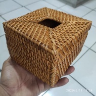 PREMIUM Rattan tissue Box, rattan woven tissue Box