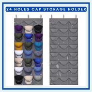 24 Holes Cap Storage Holder Cap Organizer Cap Rack Hanging Cap Storage Pocket