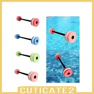 [Cuticate2] Aquatic Dumbbell Water Aquatic Barbell Swimming Accessories Water Dumbbells for Pool Fit