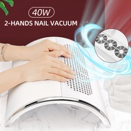 [GGJJ]Nail Dust Collector Nail Vacuum Cleaner 3 Fans 40w With Dust Bag Big Machine For Nail Salon พั