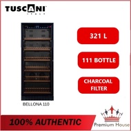 Tuscani (321L/111 bottles) Bello Vino Series Wine Cellar/Chiller | TSC BELLONA 110 (Wine Chiller)