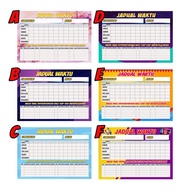 Time Table Set Class Fun banner bunting