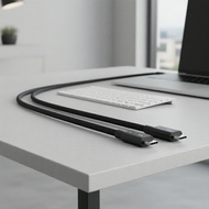 8K/4K Thunderbolt 5 USB-C Cable 240W PD3.1: 120Gbps/80Gbps, Braided, for iPhone 17 Pro Max & MacBook