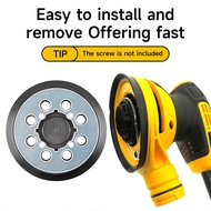 2Pcs 5 inch Sander Pad for Dewalt 4 Screw Holes 8 Hole Hook and Loop Replacement Orbital Sander Pad 