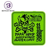 Ernie Ball P03821 Limited-Edition Papa Het Signature Electric Guitar Strings, .011-.050 Gauge, 3-Pac