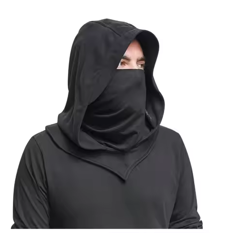 Unisex Halloween Costumes Medieval Mask Hat Cosplay Renaissance Hooded Cloak Assassin Black Gothic V