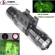 Activefire 501B Nhựa Hồng Ngoại 850nm 5W Camera Hồng Ngoại 940nm Đèn Pha Hồng Ngoại Đèn Pin LED Đèn 