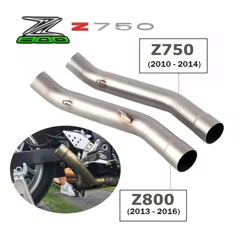 Motorcycle Exhaust Muffler Escape For KAWASAKI Z800 2013-2016 Z750 2007-2014 Exhaust Contact Middle