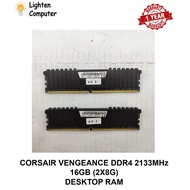 【USED】 CORSAIR VENGEANCE DDR4 2133Mhz 16GB (2x8GB) | PC4 2133 | DESKTOP GAMING RAM | DIMM RAM