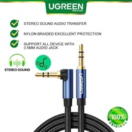 UGREEN 3.5mm Audio Cable Aux Male To Male Android Smartphone Tablet Media Player MP3 Car Amplifier H