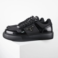 [Zero World Original Product] PRADA PRADA Downtown Heightening Thick-Soled Shoes Calfskin Round Toe 