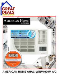 GREAT DEALS AMERICAN HOME AHAC-Ti100MNT (1.0hp) WINDOW TYPE AIRCON