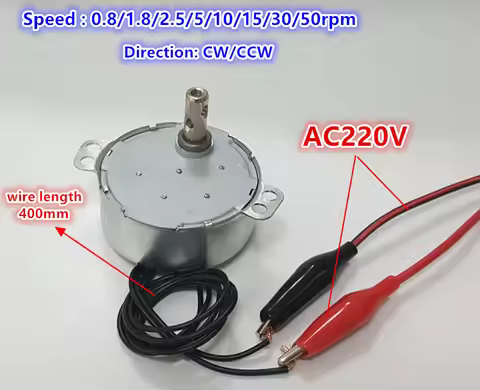 50TYC synchronous motor 220V 4W 50mm micro permanent magnet induction cooker / fan motor ,shaft diam