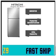 Hitachi 2 Door Inverter Fridge Refrigerator (375L) R-VX420PM9 Peti Sejuk 电冰箱 (Replace Model R-V420P8