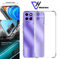 Infinix Note8 Note10 pro Note11 Note12 Note30 pro 1.5mm Thick Lens Protection Transparent Tpu Case
