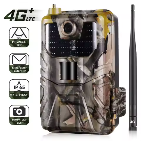 4G FTP MMS SMS SMTP Trail Camera Email 20MP Cellular Wildlife Hunting Cameras HC900LTE 1080P Mobile 