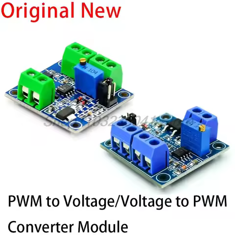 PWM to Voltage Converter Module 0%-100% to 0-10V for PLC MCU Digital to Analog Signal PWM Adjustabl 