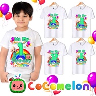 C0C0MEL0N BIRTHDAY SHIRT FOR KIDS / celebrant graphic printed t-shirt UNISEX 0-12 yrs old