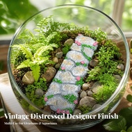 Resin Stepping Slab Path Ornament Waterproof Miniature Stone-Like Pathway Ornament Aquatic Tank Land