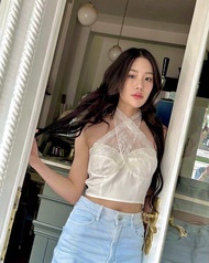 Ami Sparkling Lace Top