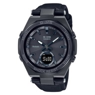 CASIO Womens Baby-G MSG-B100RL-1AJF [BABY-G G-MS Womens Leather Band] Round Watch Black Tough Solar 