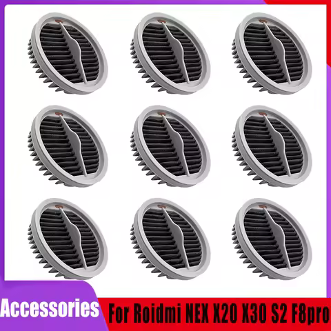 For Xiaomi Roidmi NEX X20 X30 S2 F8 Pro Handheld Vacuum Cleaner Hepa Efficient Filter Washable Filte