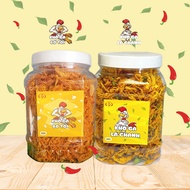 Combo khô gà lá chanh & bơ tỏi 1Kg thơm ngon đặc biệt | Khô Gà Poly