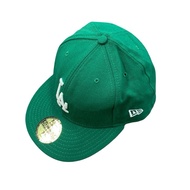 NEW ERA 59FIFTY หมวก 6 แผง หมวกเบสบอล สีเขียว สินค้ามือสอง