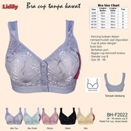 Lydyly bra Fashion F 2022 bra without wire front opening thin foam large cup C (38-48)