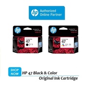 HP 47 Black/Color Original Ink Cartridge 6ZD21AA/6ZD61AA