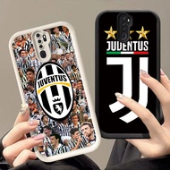 GK-42 JUVENTUS Black and white silicone Casing for OPPO Reno 8T 2Z A9 A5 F11 2F 2020 Pro 5G