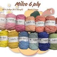 NEW MILK COTTON 6 PLY Knitting Yarn