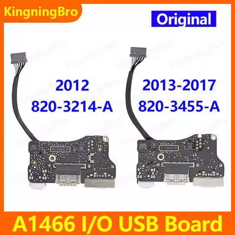 Original Charging Port Power DC Jack I/O USB Audio Board 820-3214-A 820-3455-A For Macbook Air 13" A