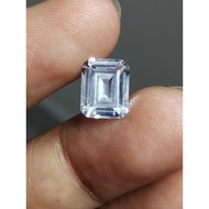 White Diamond Cubic Zirconia 10x8x5 mm 5.75 Ct Octagon Step Cutting A5 Code 796