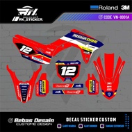 Honda CRF 150 L Decal Sticker - fullbody CRF 150L motorcycle sticker Cool motorcycle accessories