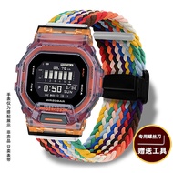 สายนาฬิกาไนลอนขนาดเล็ก สไตล์ G-SHOCK Casio 3506 ชิ้นส่วนเสริมสำหรับ GBD-200-1/2/9 GBD-200SM สายนาฬิก