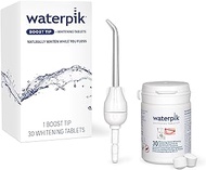 Waterpik Boost Water Flosser Tip with 30 Whitening Tablets, Whiten Teeth and Remove Stains Gently
