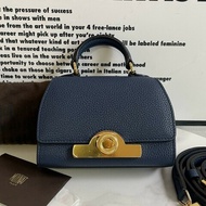 Moynat  Rejane 女士手提包 肩背包 mini Taurillon Blush牛皮 深藍色