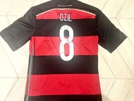 德國隊 2014作客球衣奧斯爾M 二手 波衫Ozil 8號 Adidas 足球球衣