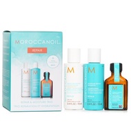 Moroccanoil 摩洛哥優油  摩洛哥油保濕及修復旅行套裝 3pcs