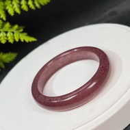 畢業級 鴿血紅草莓晶手鐲 52MM 冰透星光甜美紅色水晶手環 顯氣質